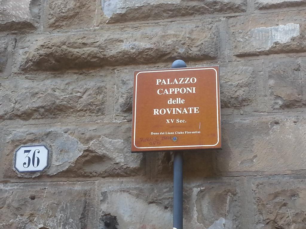 Palazzo Capponi Alle Rovinate Florens Rum bild